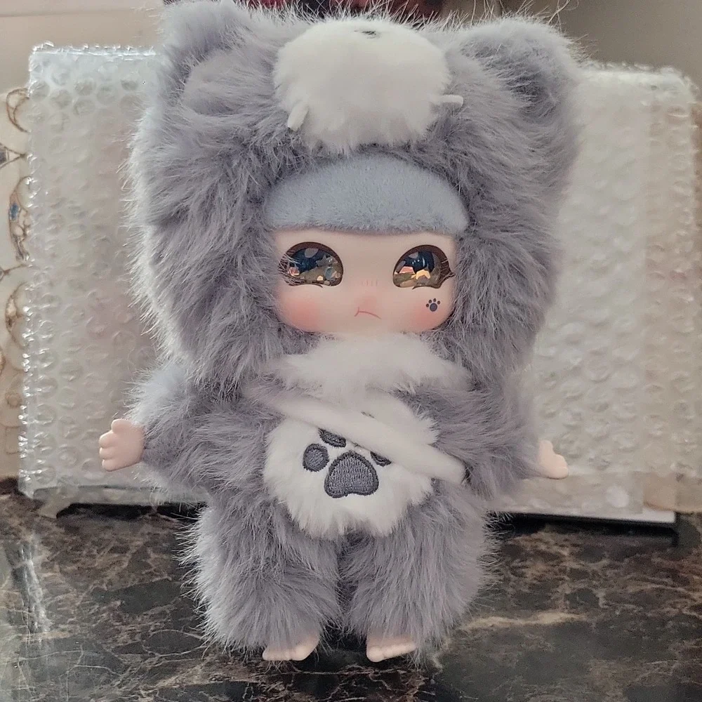 Meetoy AYOYO Melody Dog Action Figure Gray White Boxed Collectible Series